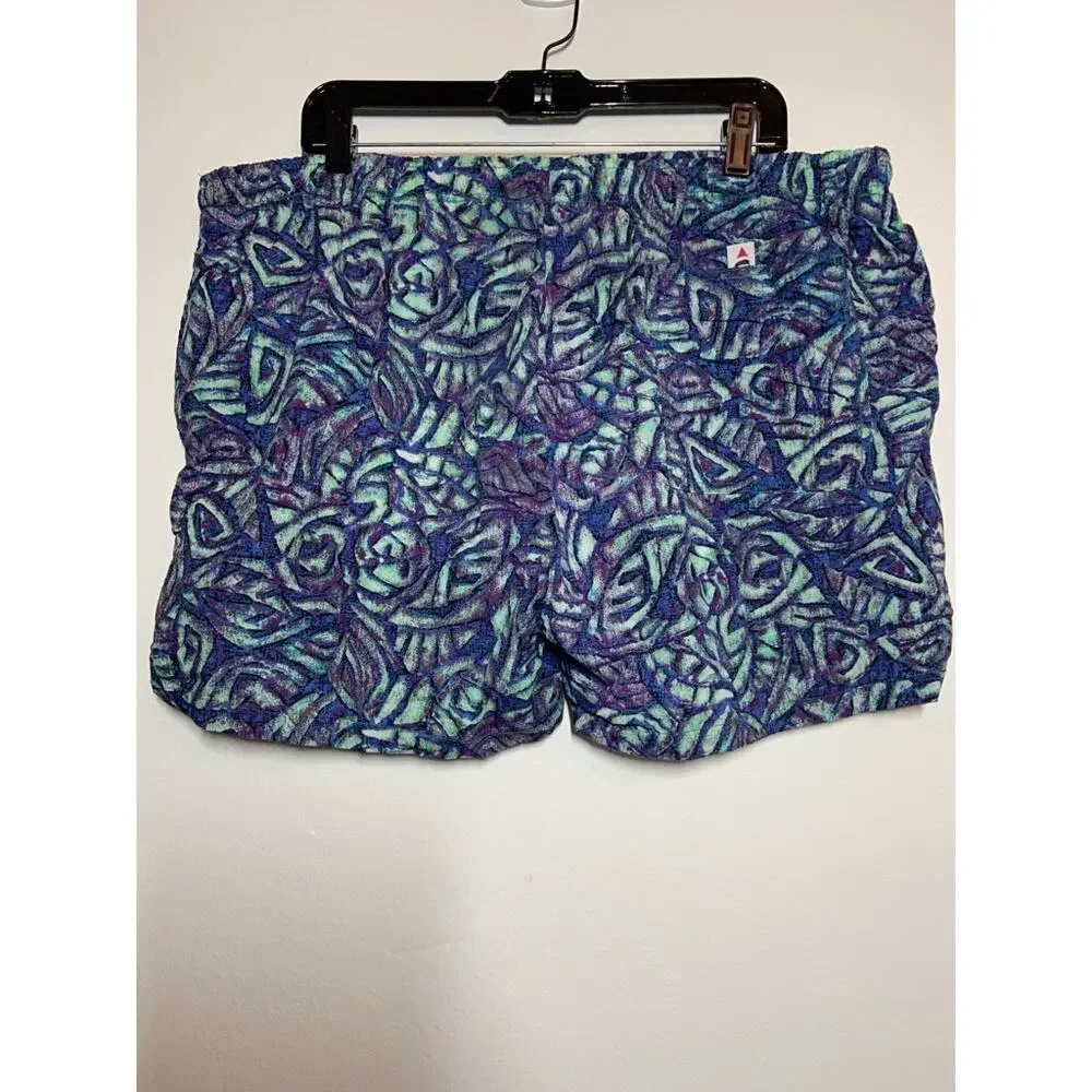 Vintage Bugle Boy Navigata Swim Trunks 80s Shorts 100% Nylon Mesh Lined Large